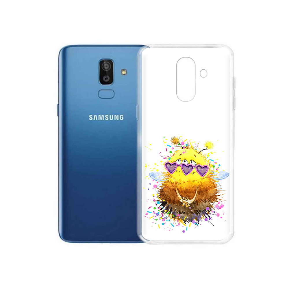 

Чехол MyPads Tocco для Samsung Galaxy J8 Пушитый шмель (PT226929.592.143), Прозрачный, Tocco