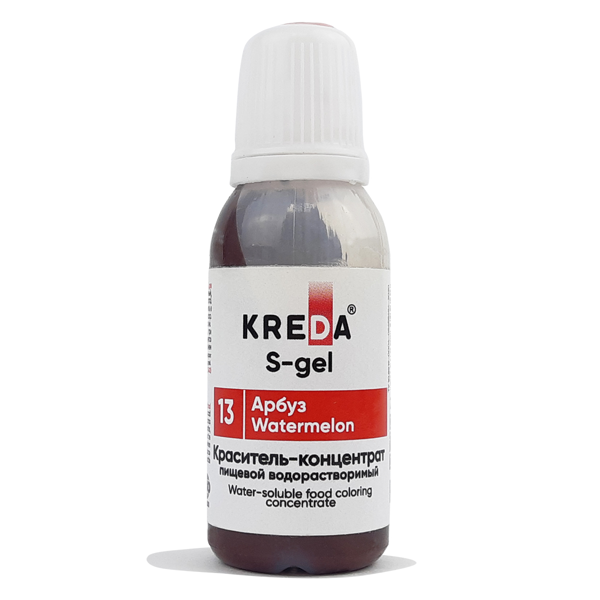 фото Краситель-концентрат креда (kreda) s-gel арбуз №13 гелевый пищевой 26г