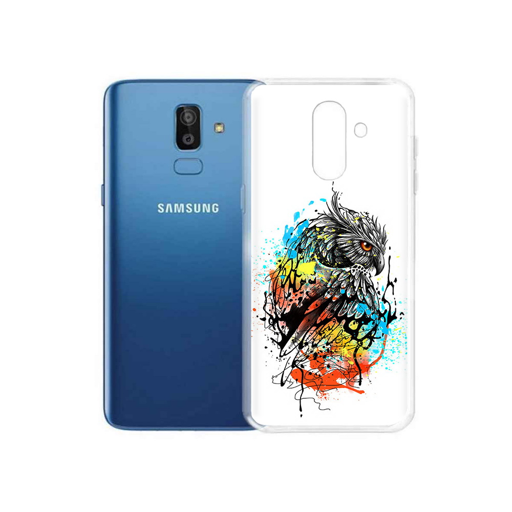 

Чехол MyPads Tocco для Samsung Galaxy J8 Творческая сова (PT226929.592.170), Прозрачный, Tocco