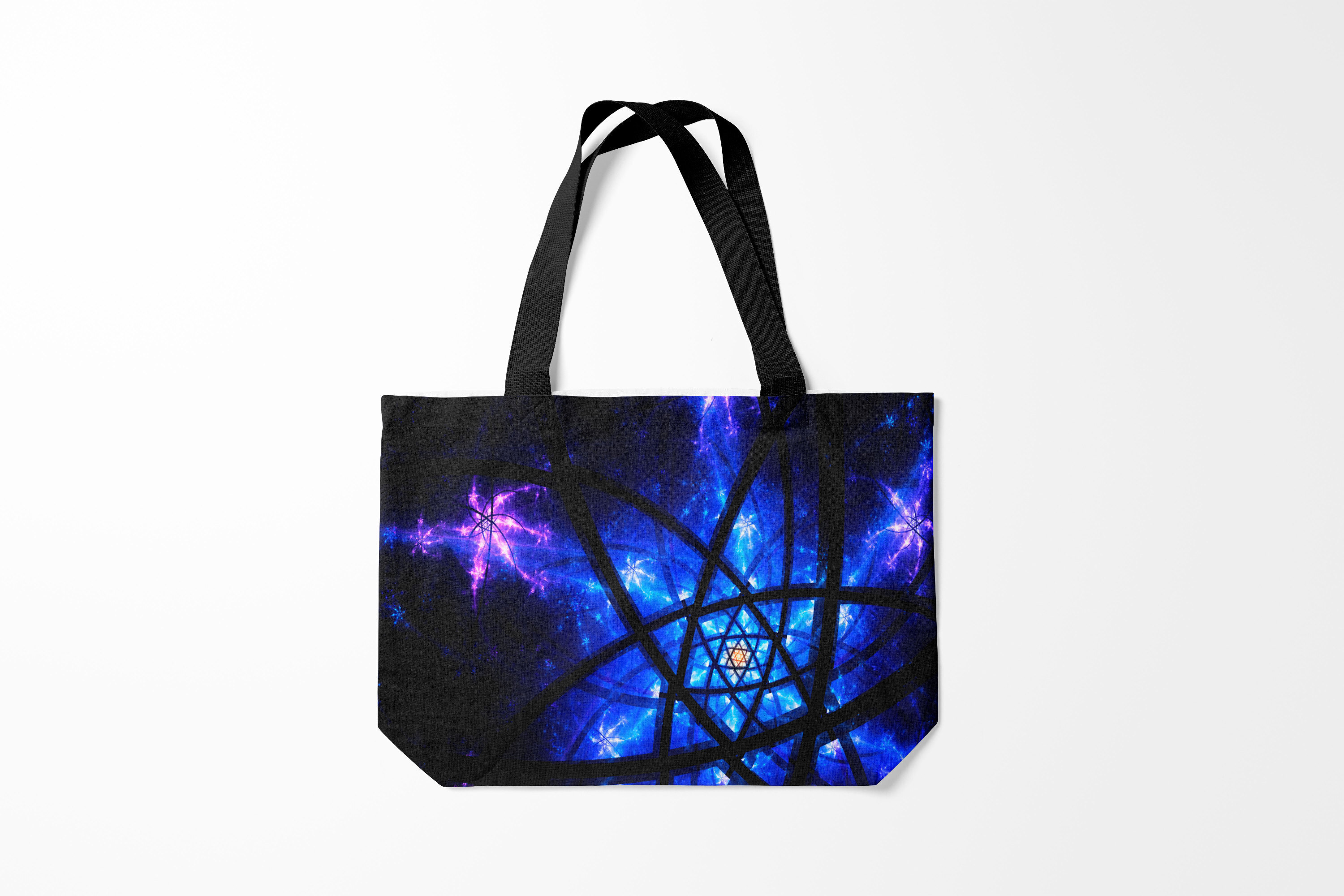 

Сумка шoппер унисекс Burnettie Космос SPACE PSY, черный, Космос SPACE PSY