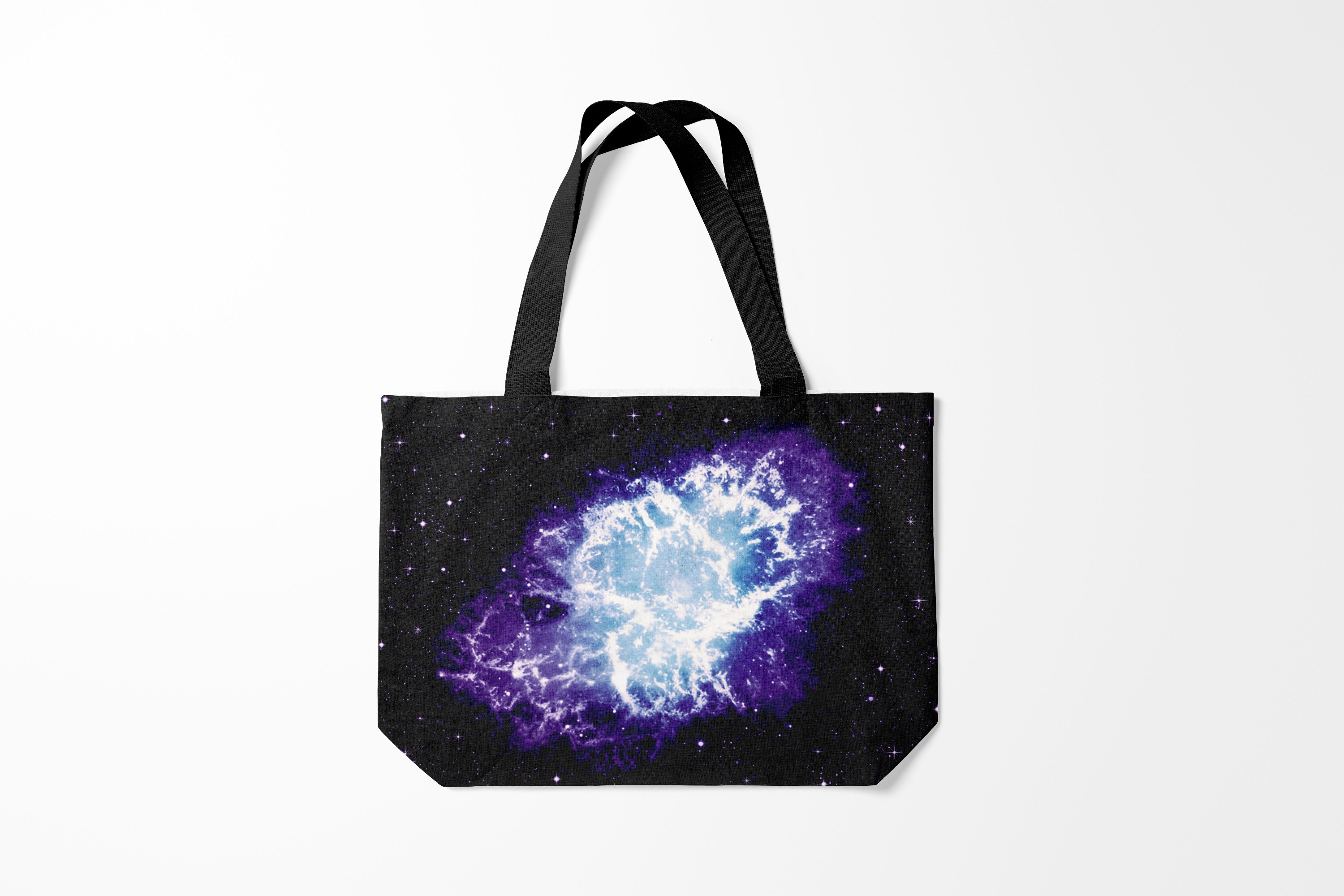 

Сумка шoппер унисекс Burnettie Космос Galaxy, черный, Космос Galaxy
