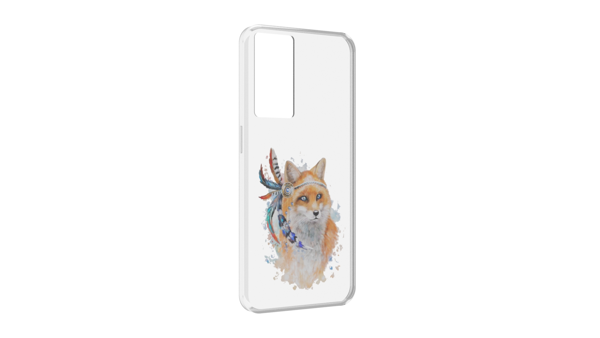 

Чехол MyPads инду лиса для OPPO A96 5G / Reno7 Lite / Reno 7Z / F12 Pro 5G, Прозрачный, Tocco