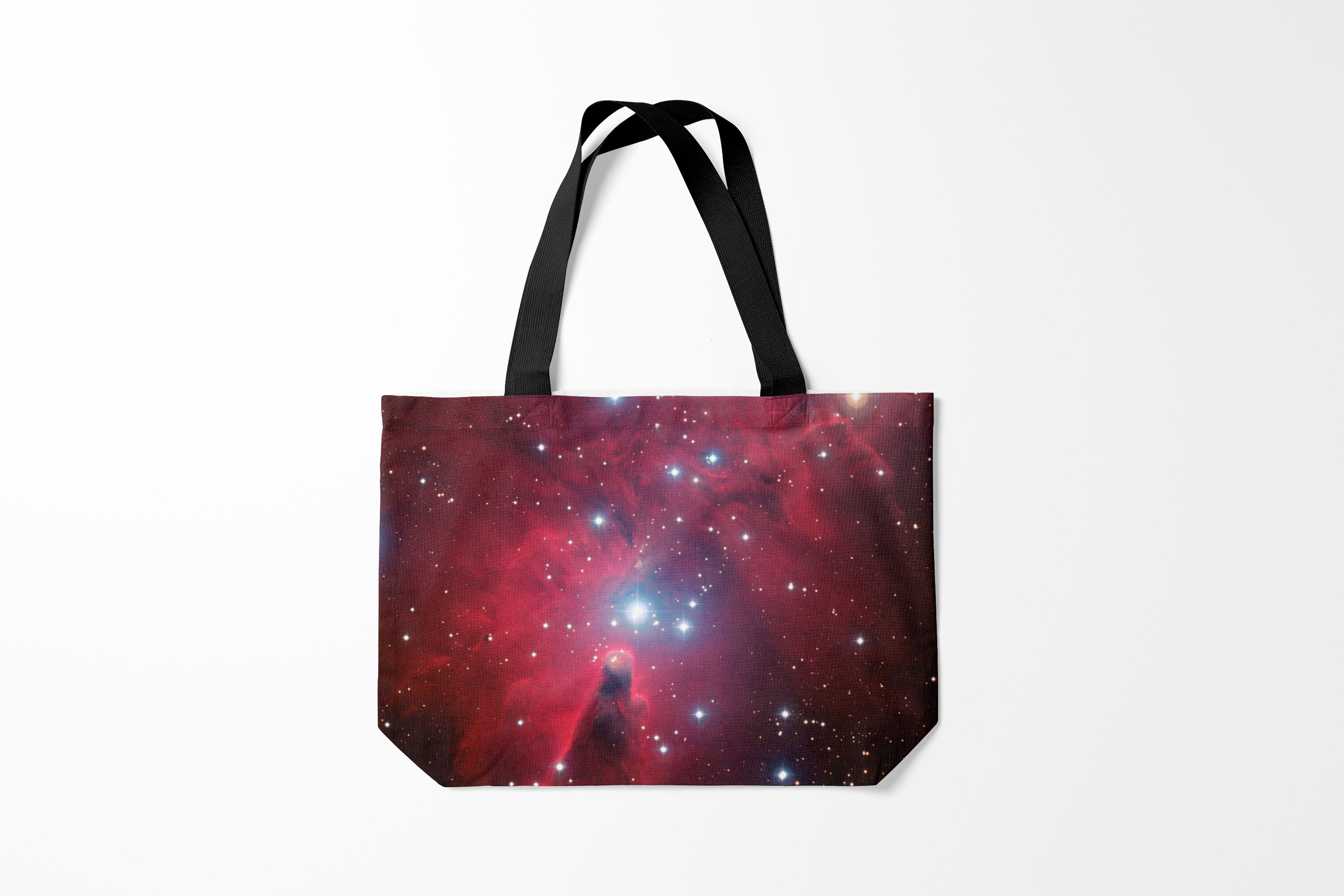 

Сумка шoппер унисекс Burnettie Космос, бордовый, Космос