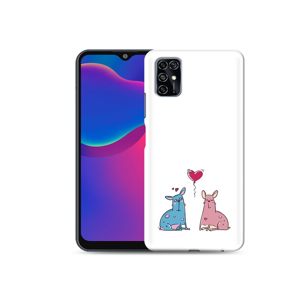 

Чехол MyPads Tocco для ZTE Blade V2020 Smart Лама любовь (PT156449.459.102), Прозрачный, Tocco