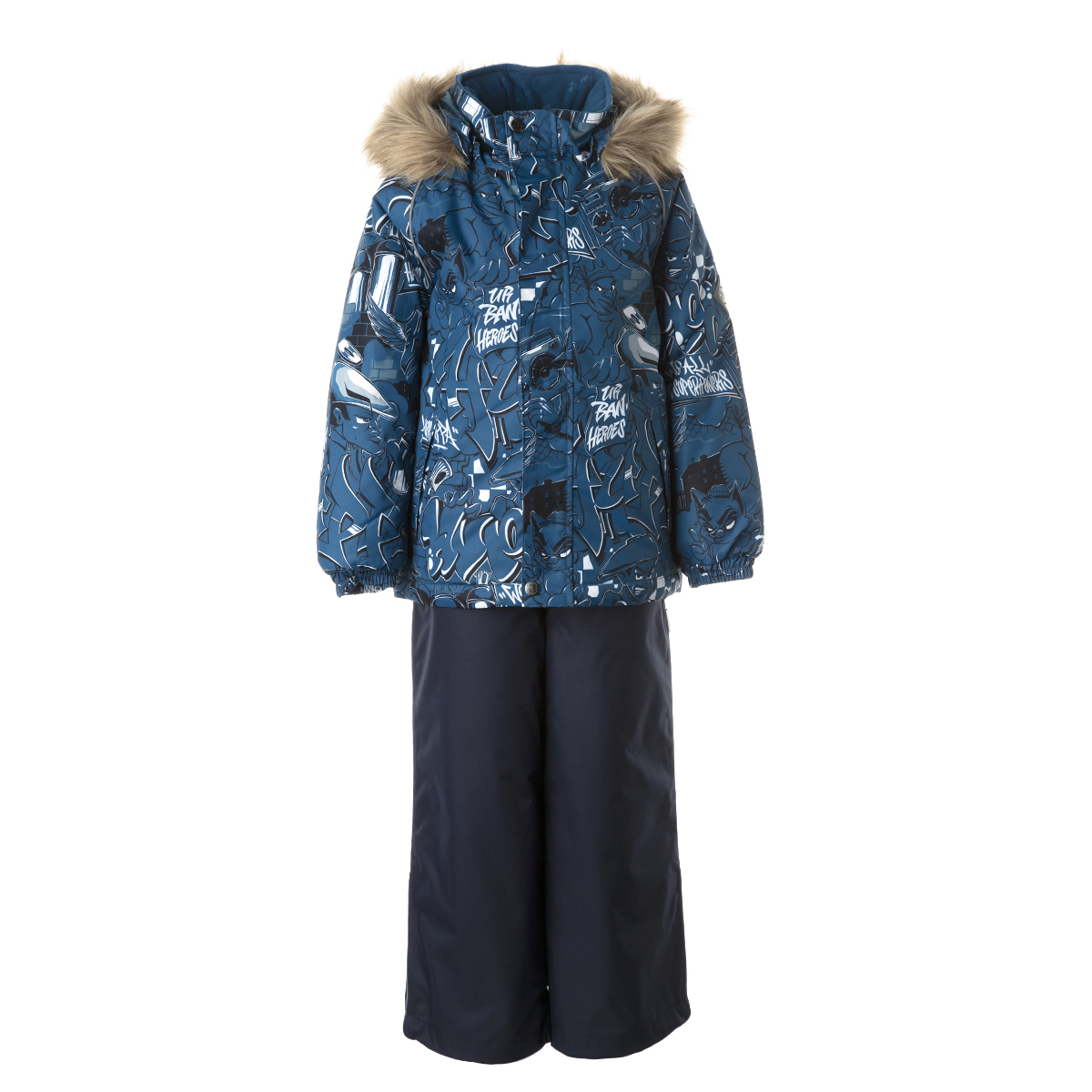 

Комплект верхней одежды детский Huppa WINTER цв. бирюзовый р. 104, 41480030