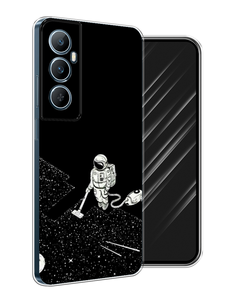 

Чехол Awog на Realme C65 "Космонавт с пылесосом", Белый, 2516750-1