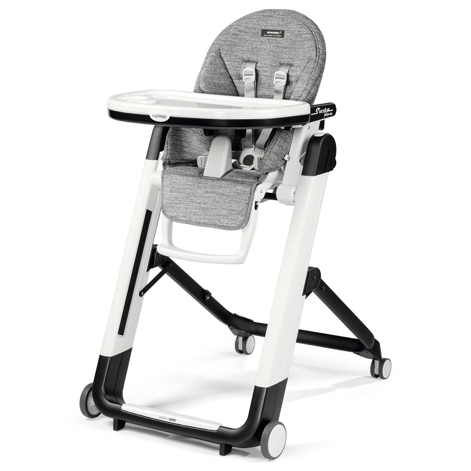 фото Стульчик для кормления peg-perego siesta follow me wonder grey