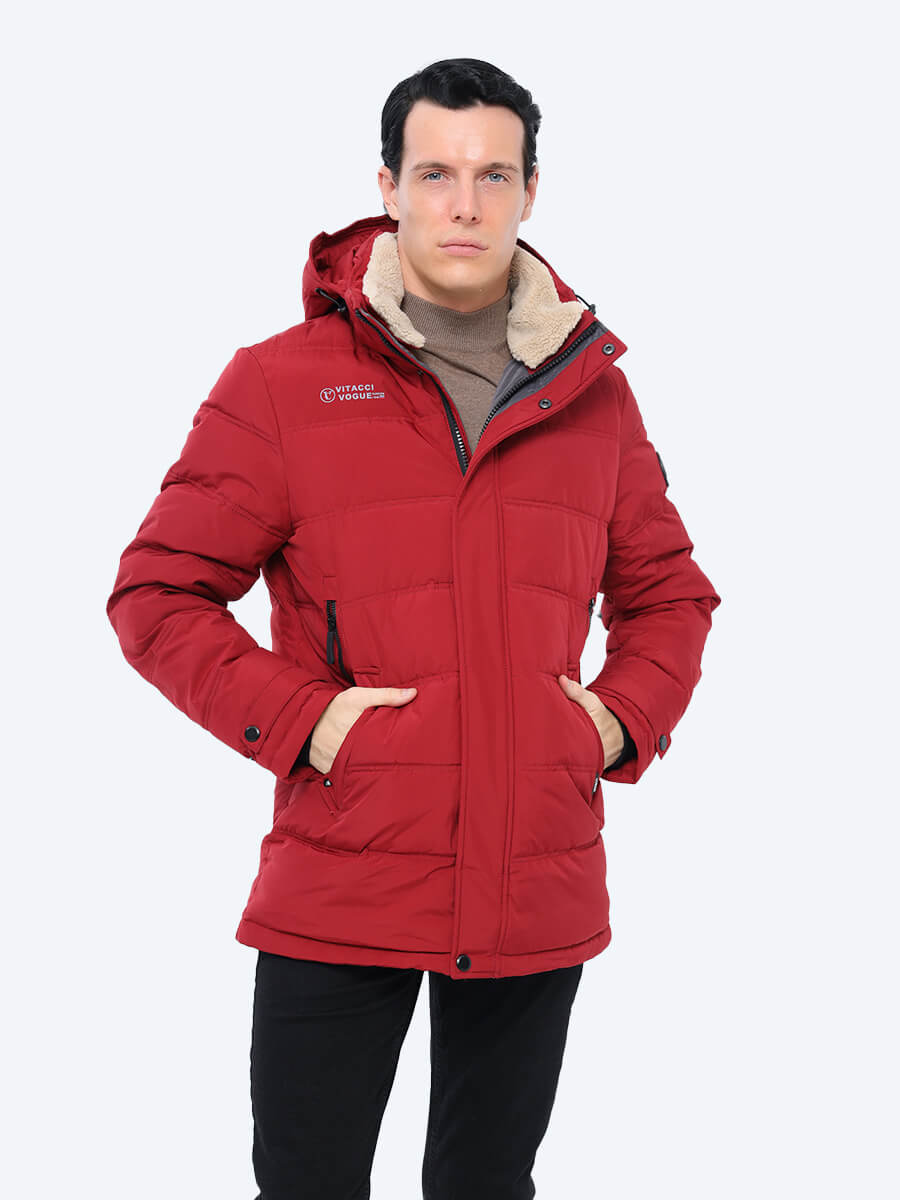 

Куртка мужская Vitacci NDC2854-03 красная 2XL, Красный, NDC2854-03