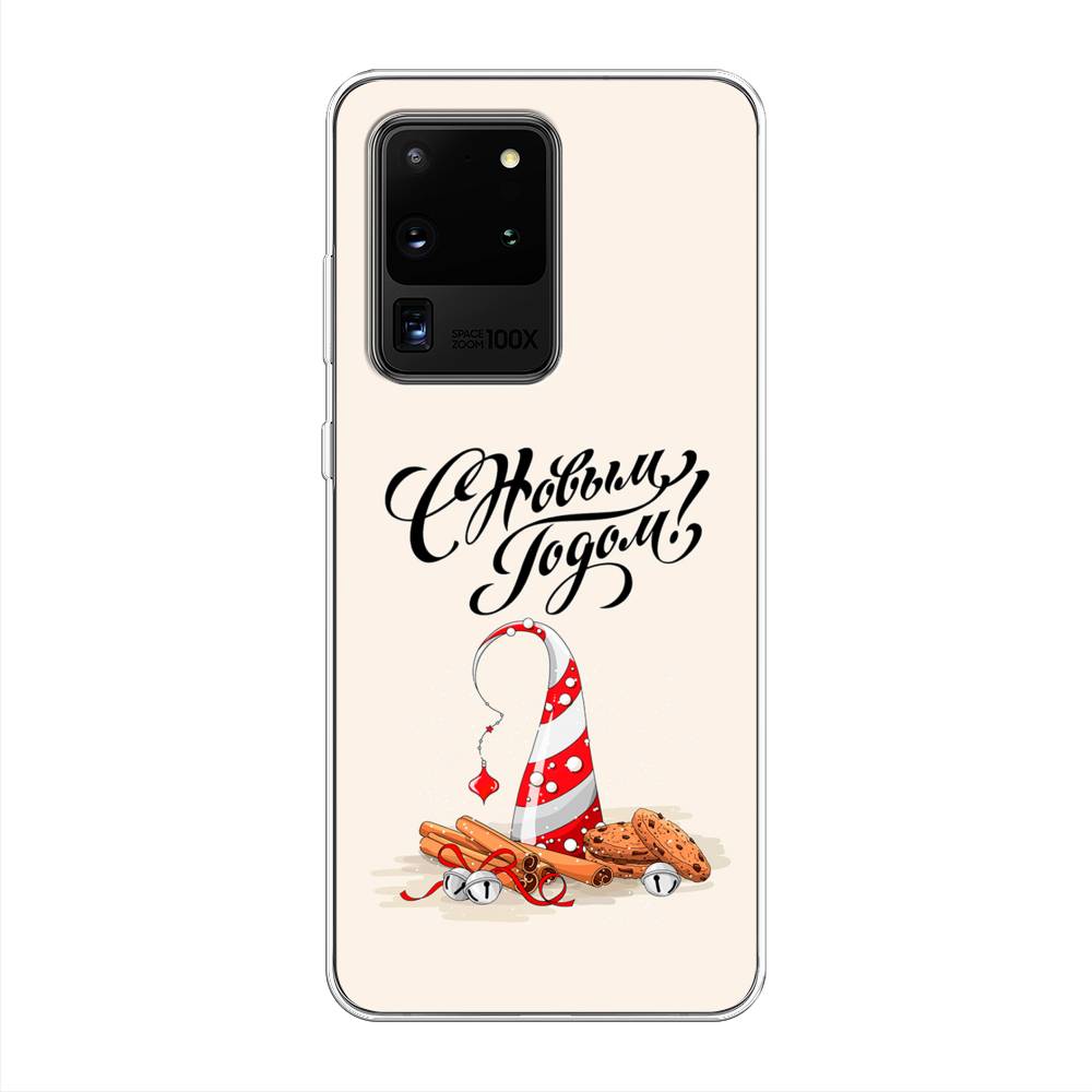 

Чехол на Samsung Galaxy S20 Ultra "Подарки на Новый Год", Бежевый;красный;черный, 29450-5