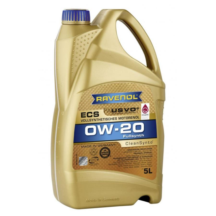 

Моторное масло Ravenol ECS EcoSynth SAE 0W20 5л