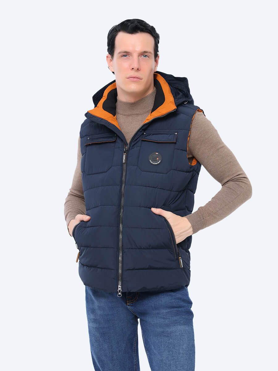 

Утепленный жилет мужской Vitacci NDC575-05 синий L, NDC575-05