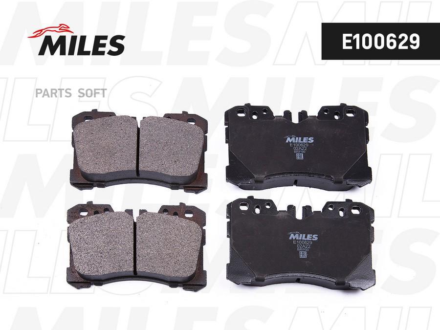 

Колодки Тормозные Лексус/Lexus Ls460-600 06- Передние Semimetallic Miles E100629