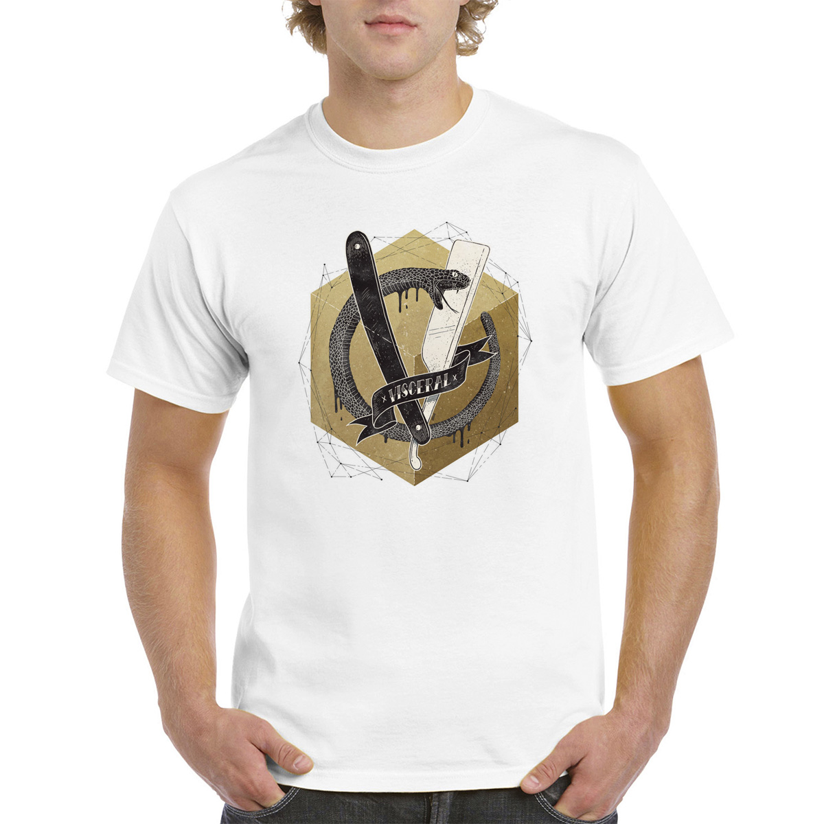 

Футболка унисекс CoolPodarok 4M015619 белая 44 RU, Белый, 4M015619