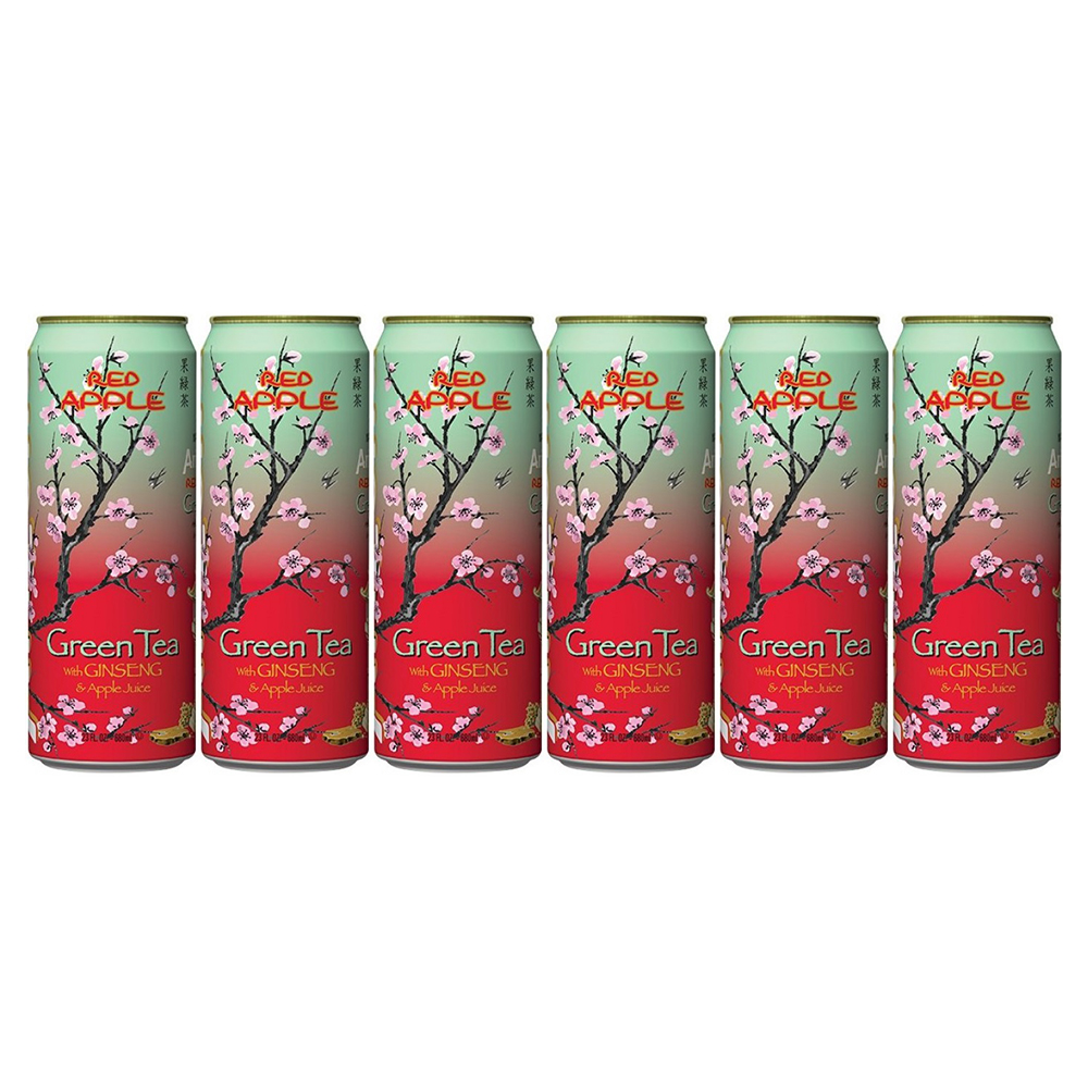 Напиток AriZona Red Apple Green tea 6 шт по 680 мл