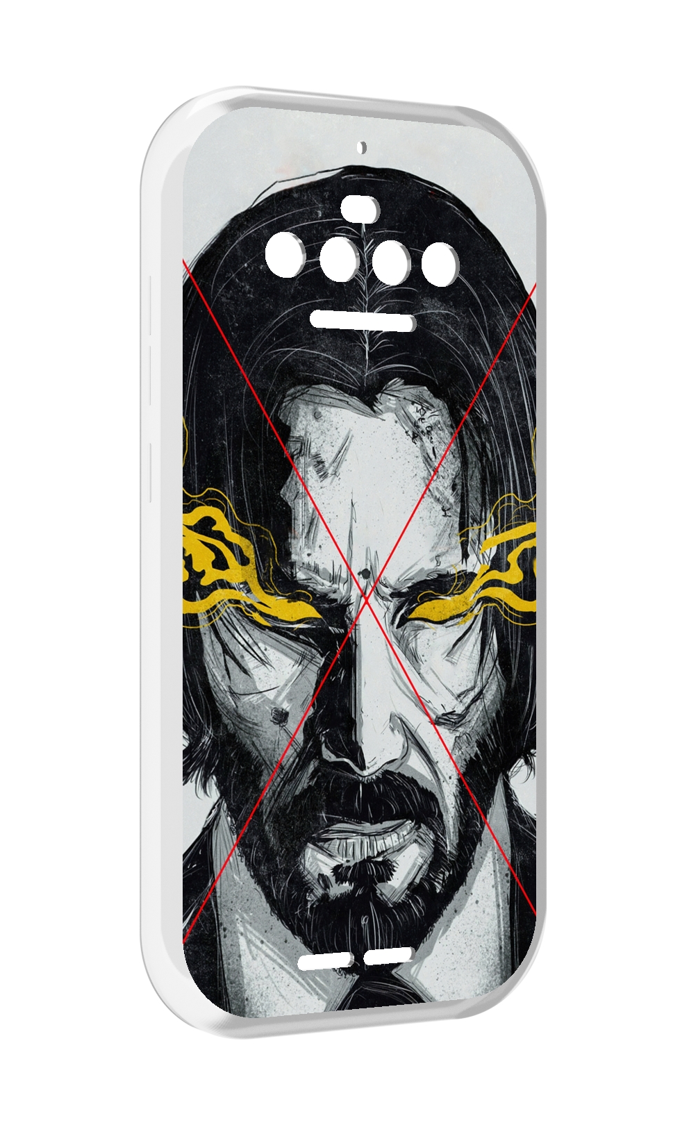 

Чехол MyPads Джон-Уик для Oukitel F150 R2022, Прозрачный, Tocco