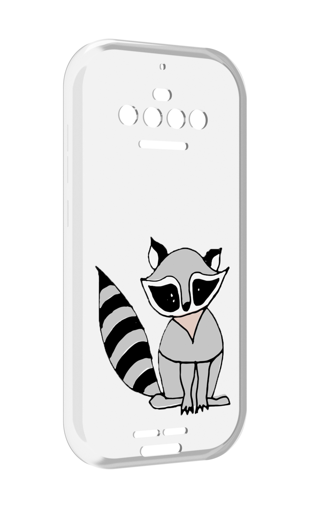 

Чехол MyPads Енотик для Oukitel F150 R2022, Прозрачный, Tocco