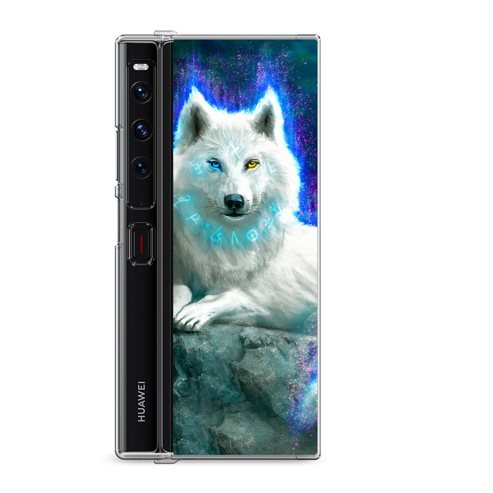 

Чехол Awog "Белоснежный волк" на Huawei Mate Xs 2 / Хуавеи Мате Xs 2