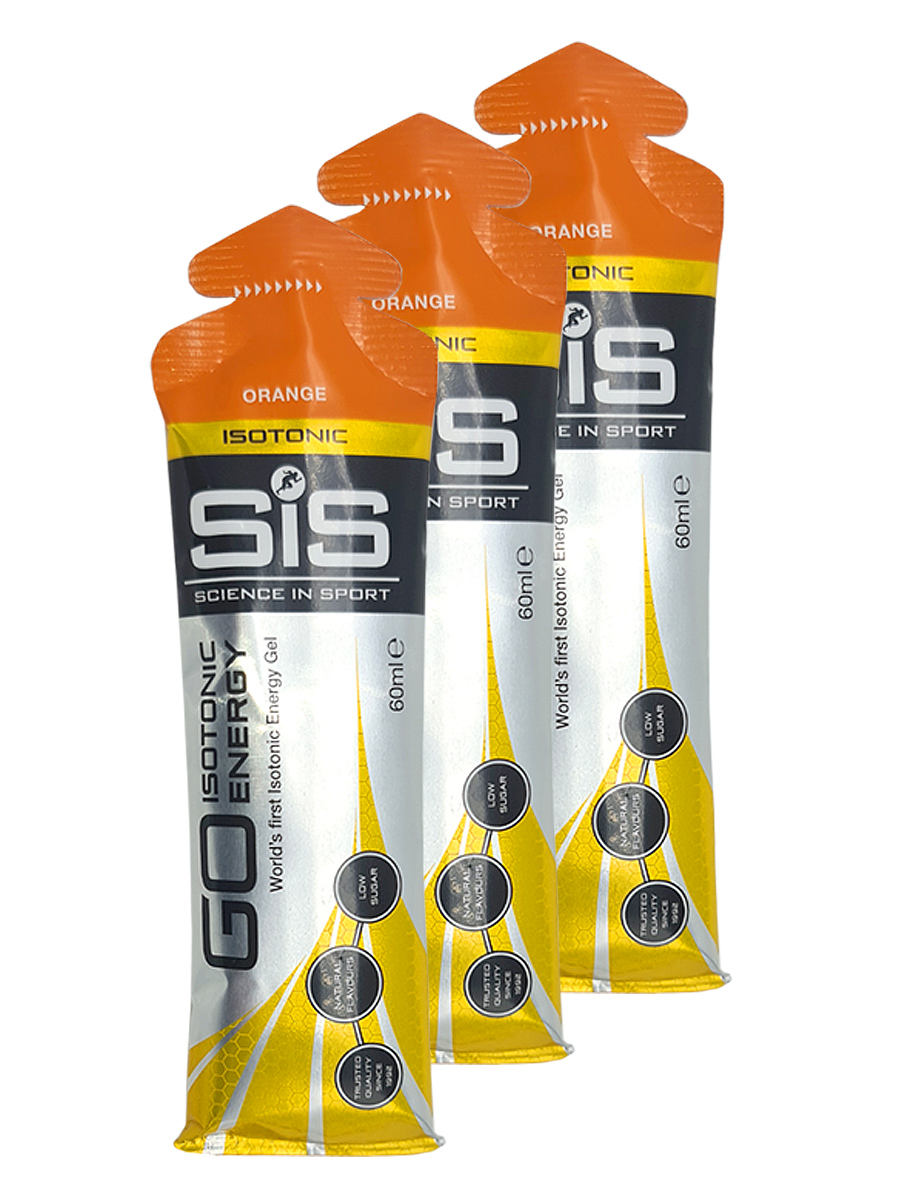 Изотонический гель SiS Go Isotonic Energy, 3 x 60 мл, orange