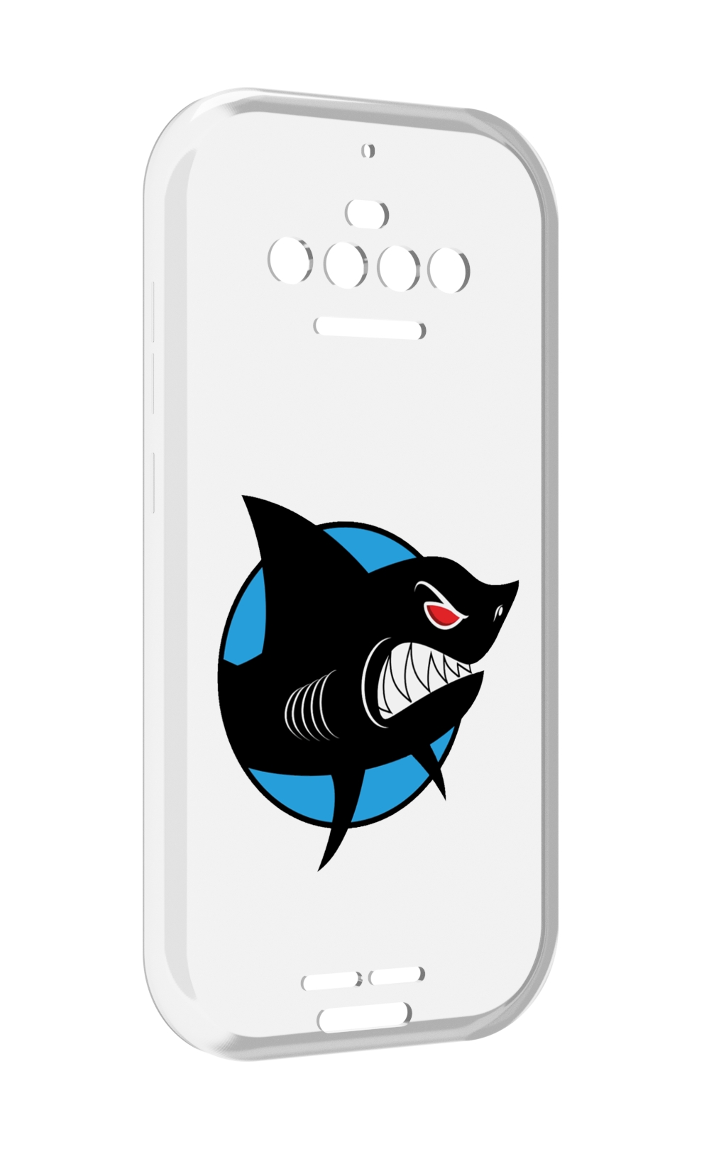 

Чехол MyPads Злая-акула для Oukitel F150 R2022, Прозрачный, Tocco