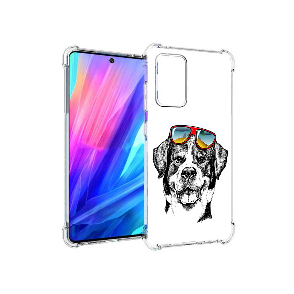 Чехол MyPads Tocco для Samsung Galaxy A52 счастливая собака (PT158660.526.631)