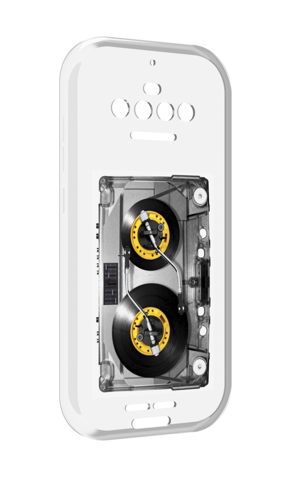 

Чехол MyPads Кассета музыкальная для Oukitel F150 R2022, Прозрачный, Tocco