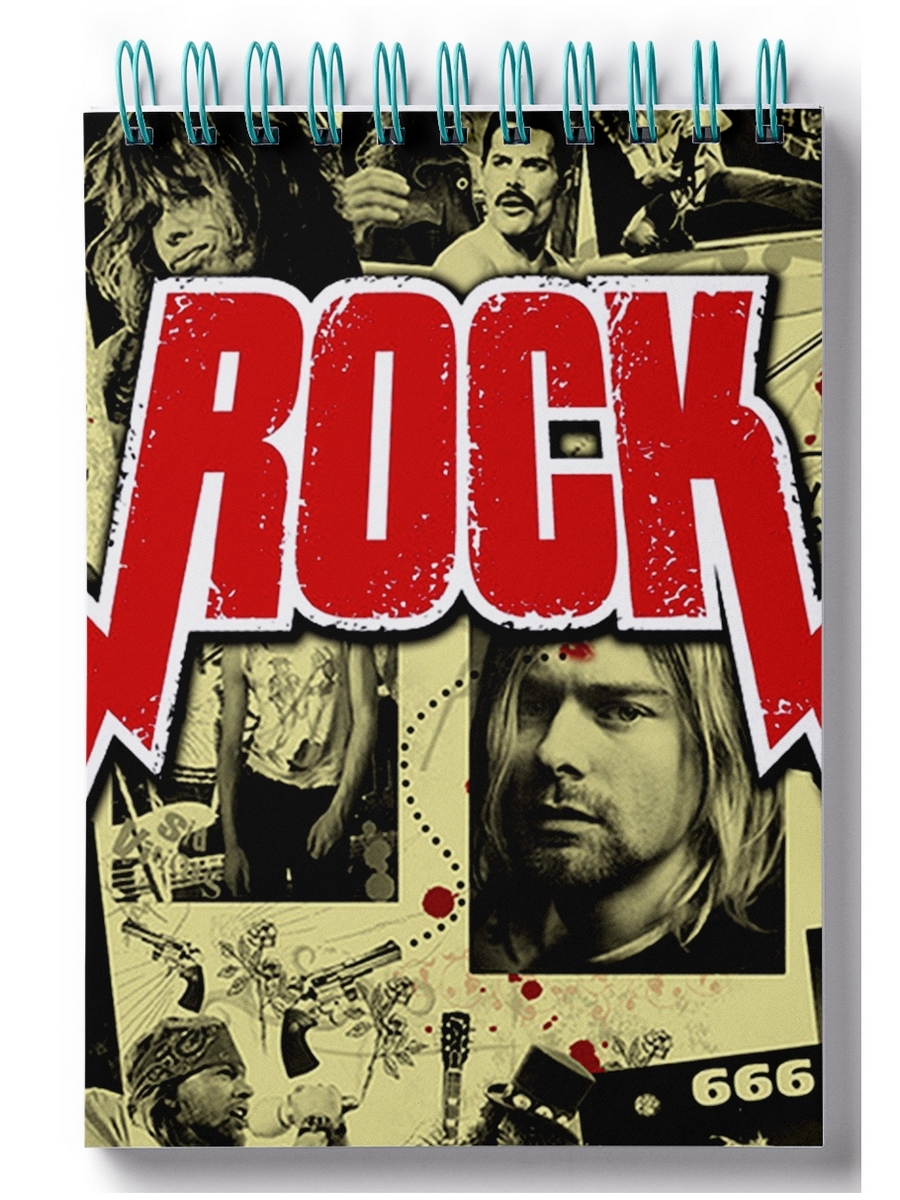 

Блокнот DRABS Rock и популярные рок исполнители
