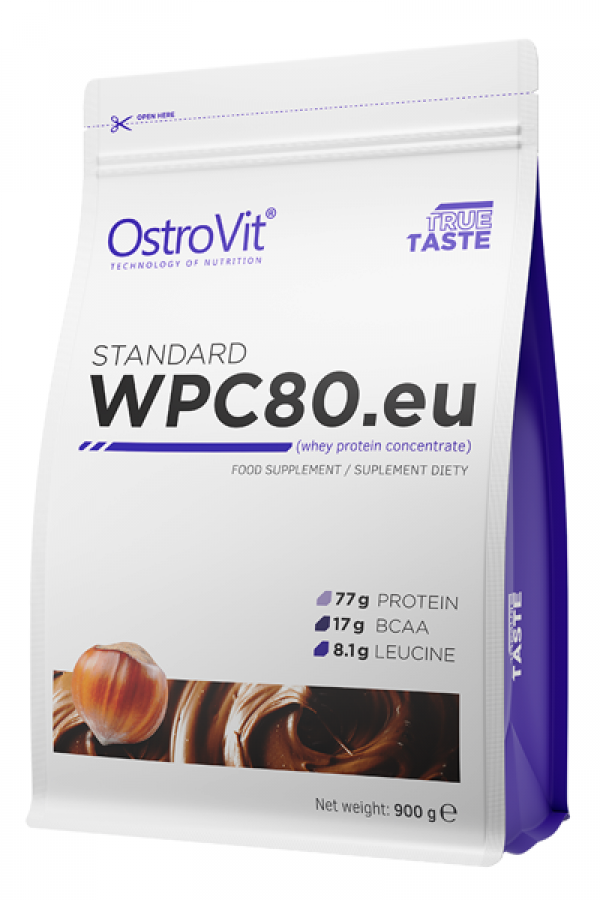 

Ostrovit, Протеин сывороточный Standard WPC80.eu (900 г) (Фундук)