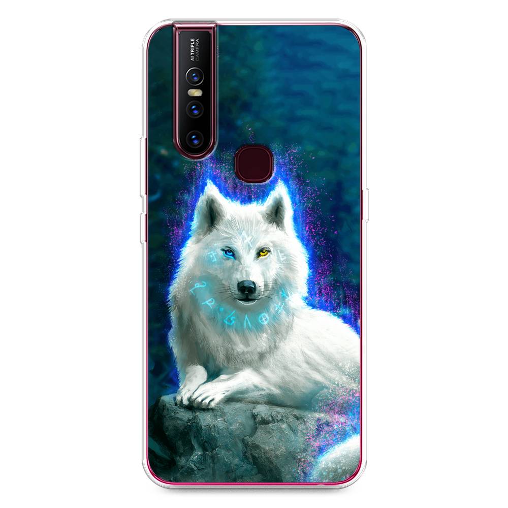 

Чехол Awog на Vivo V15 / Виво V15 "Белоснежный волк", Белый;зеленый;фиолетовый