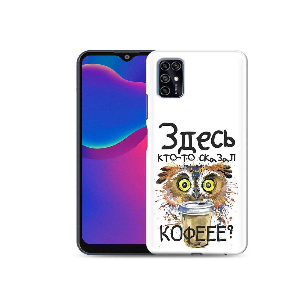 

Чехол MyPads Tocco для ZTE Blade V2020 Smart Любительница кофе (PT156449.459.111), Прозрачный, Tocco