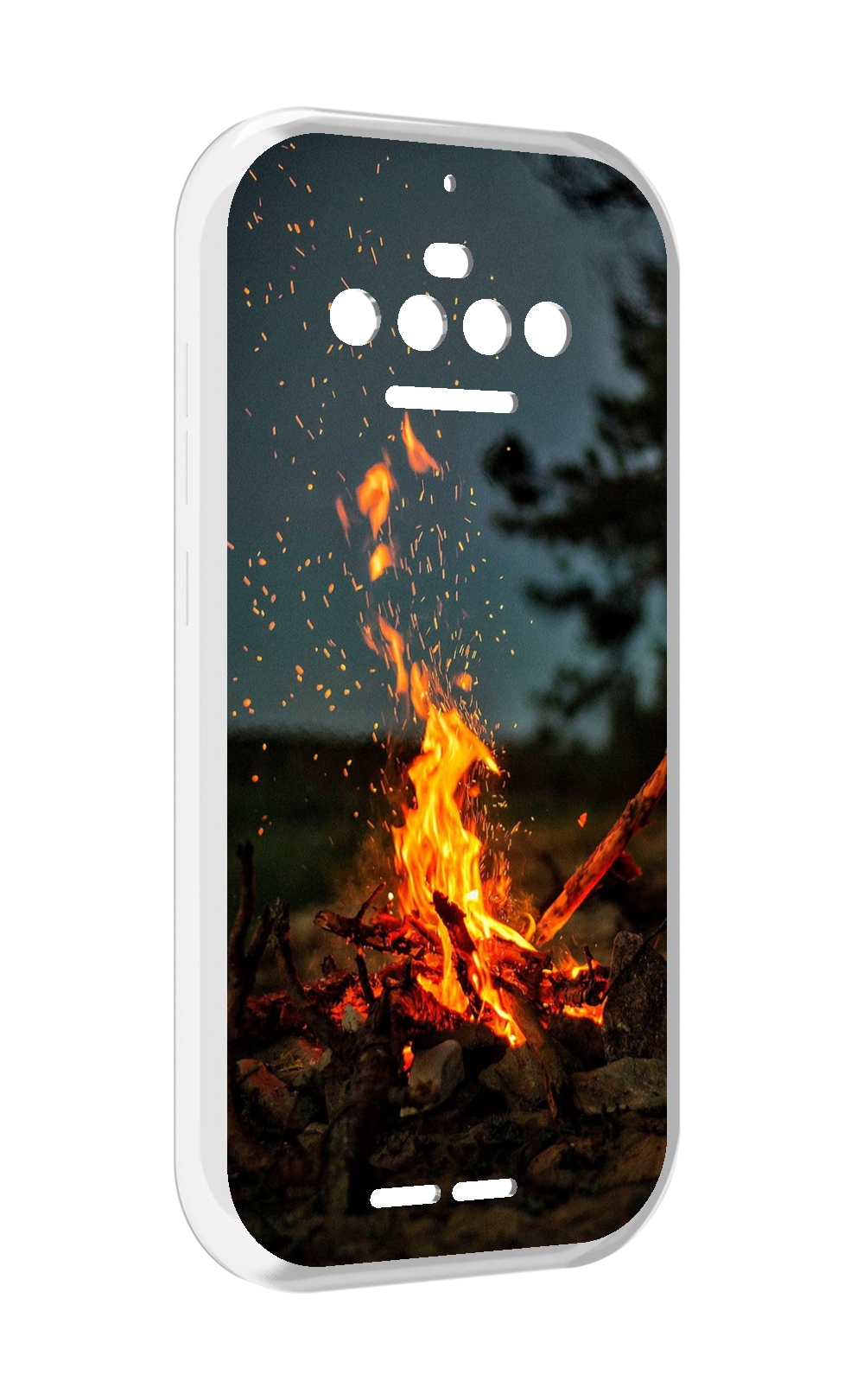 

Чехол MyPads Костер-ночное-небо для Oukitel F150 R2022, Прозрачный, Tocco