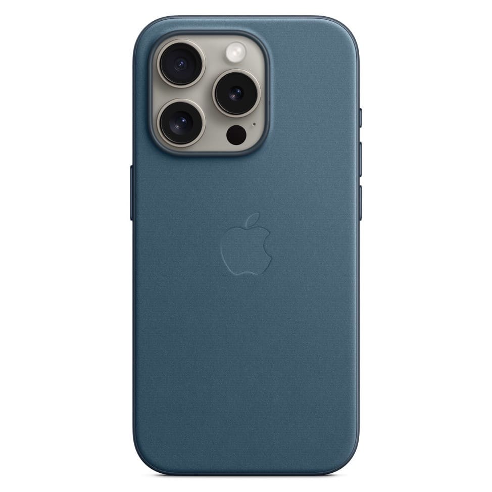 Чехол FineWoven Case MagSafe Iphone 15 Pro Pacific Blue