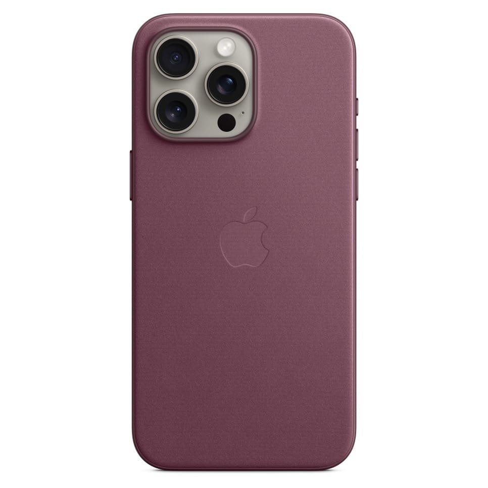 Чехол FineWoven Case MagSafe Iphone 15 Pro Max Mulberry