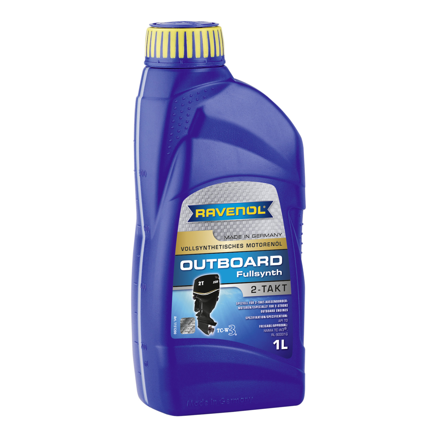 

Моторное масло Ravenol Outboardoel 2T Fullsynth new 1л