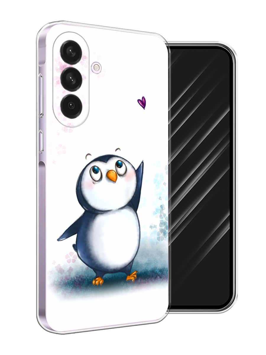 

Чехол Awog на Samsung Galaxy A56 5G "Пингвин и сердечко", Белый, 2110850-1