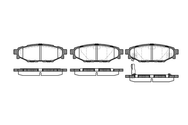 

Колодки дисковые з. subaru legacy iv 2.0i/2.5 i, outback 2.5i 03> 1136 01