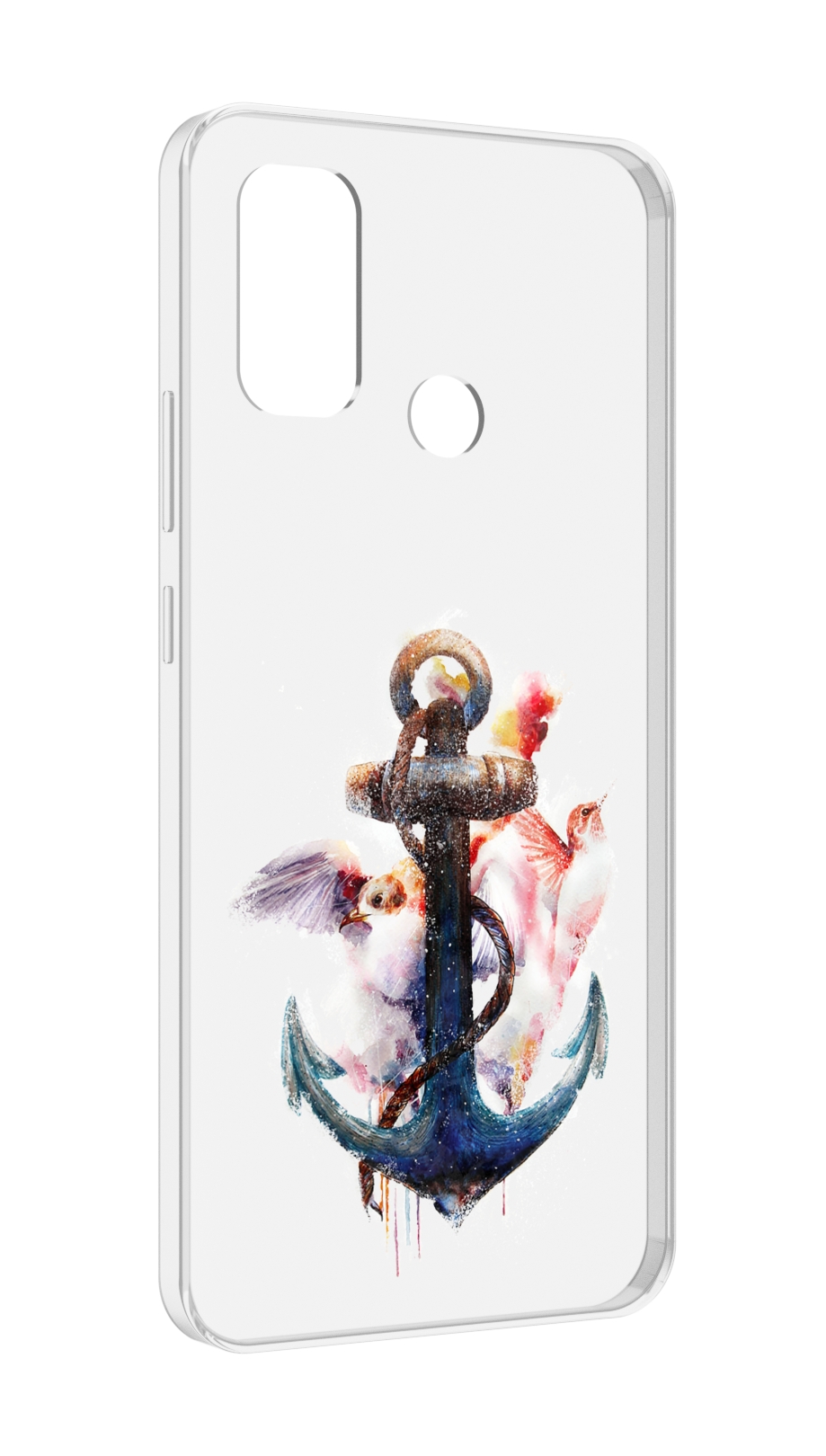 

Чехол MyPads якорь с птицами для UleFone Note 10P/Note 10, Прозрачный, Tocco
