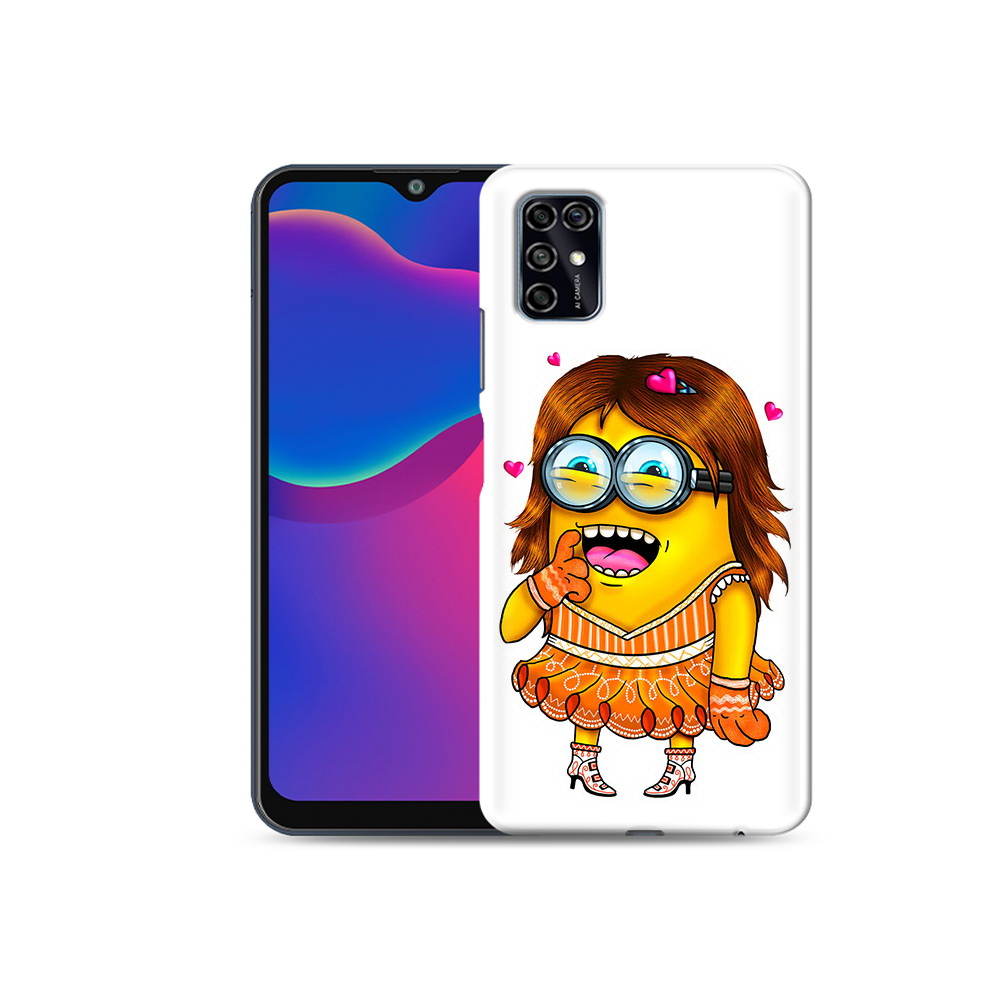 

Чехол MyPads Tocco для ZTE Blade V2020 Smart Миньон девочка (PT156449.459.116), Прозрачный, Tocco