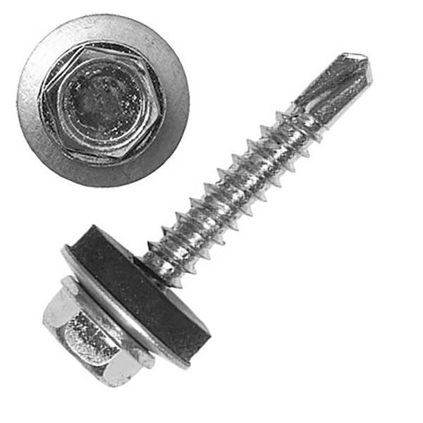 

Саморез DIN 7504 кровельный 6,3х32мм оцинкованный ZP (упак. 2300шт) промфасовка