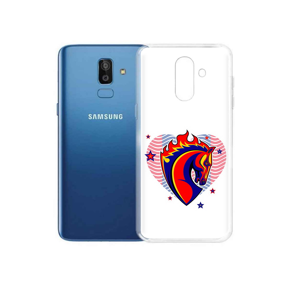 

Чехол MyPads Tocco для Samsung Galaxy J8 ФК ЦСЛ Лошадь (PT226929.592.180), Прозрачный, Tocco