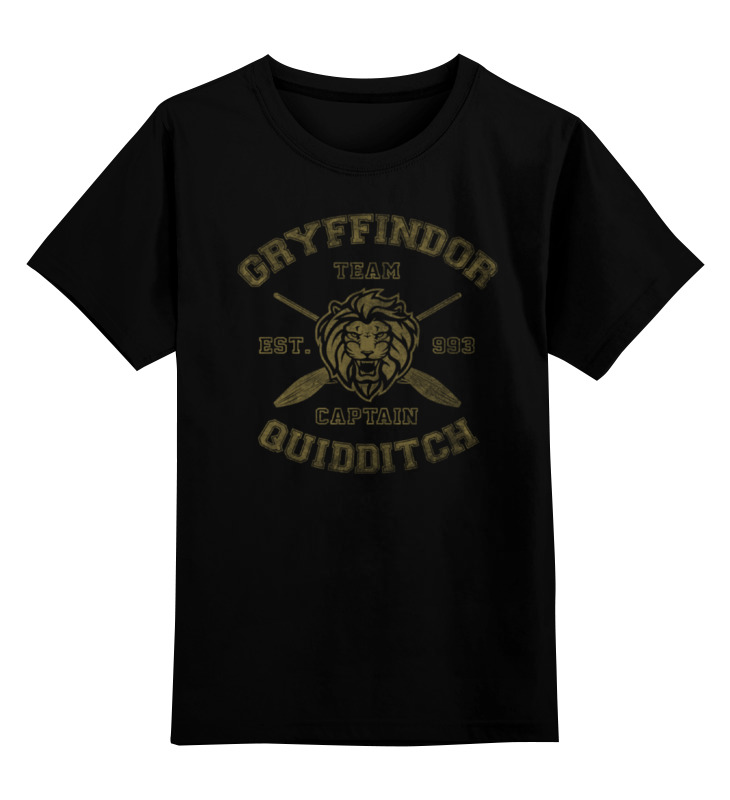 

Футболка детская Printio Gryffindor quidditch team цв. черный р. 152, Gryffindor quidditch team