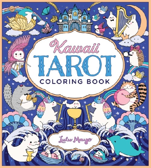 Раскраска Hachette  Kawaii Tarot Coloring Book