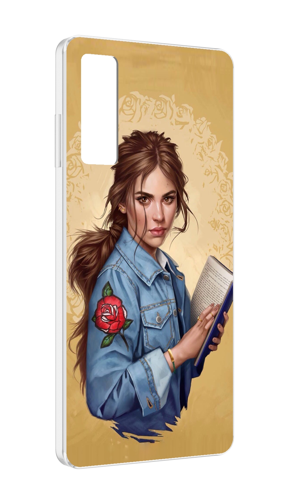 

Чехол MyPads девушка-в-бежевом-фоне для TCL 20 5G, Прозрачный, Tocco