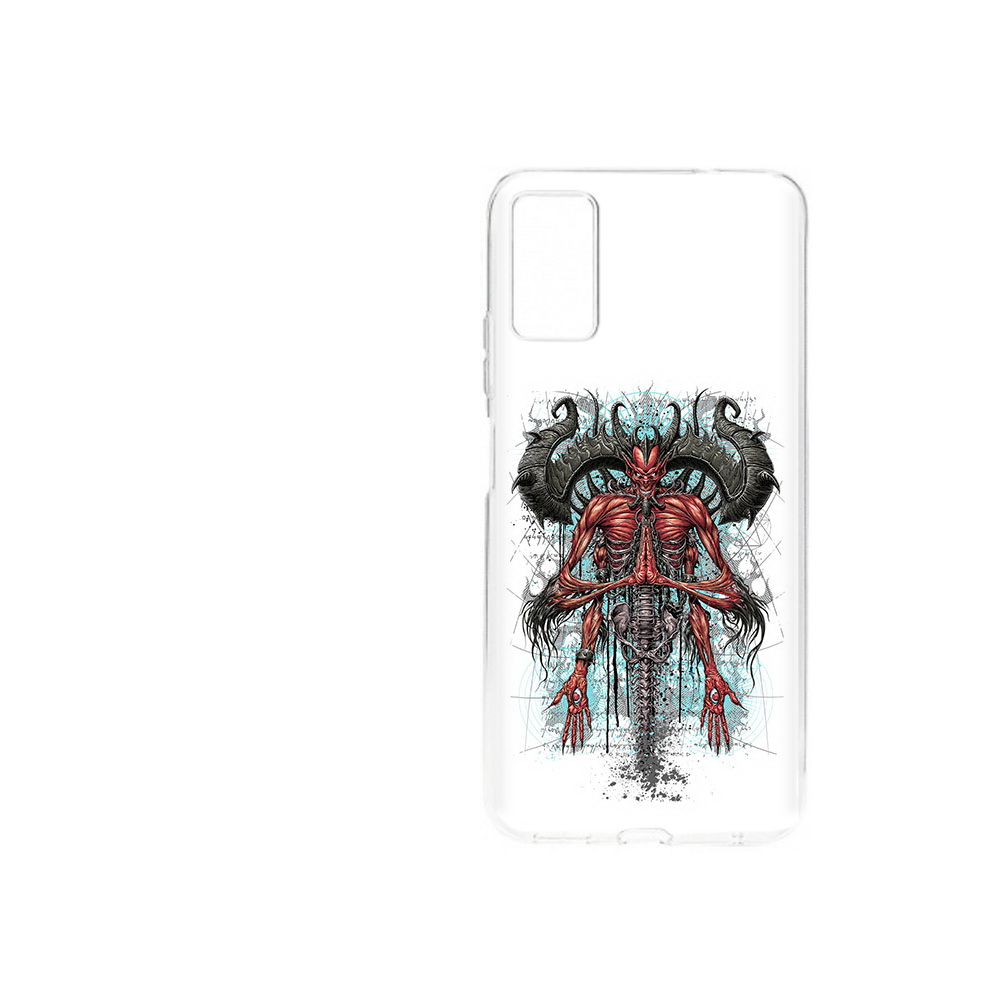 Чехол MyPads Tocco для ZTE Blade A71 (2021) дьявол (PT226945.474.340)