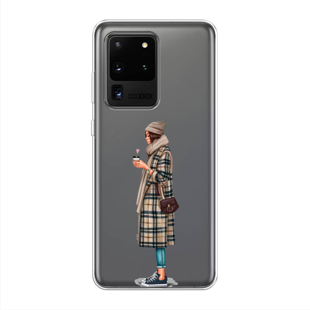 

Чехол на Samsung Galaxy S20 Ultra "Утренний кофе", Коричневый;бежевый, 29450-6