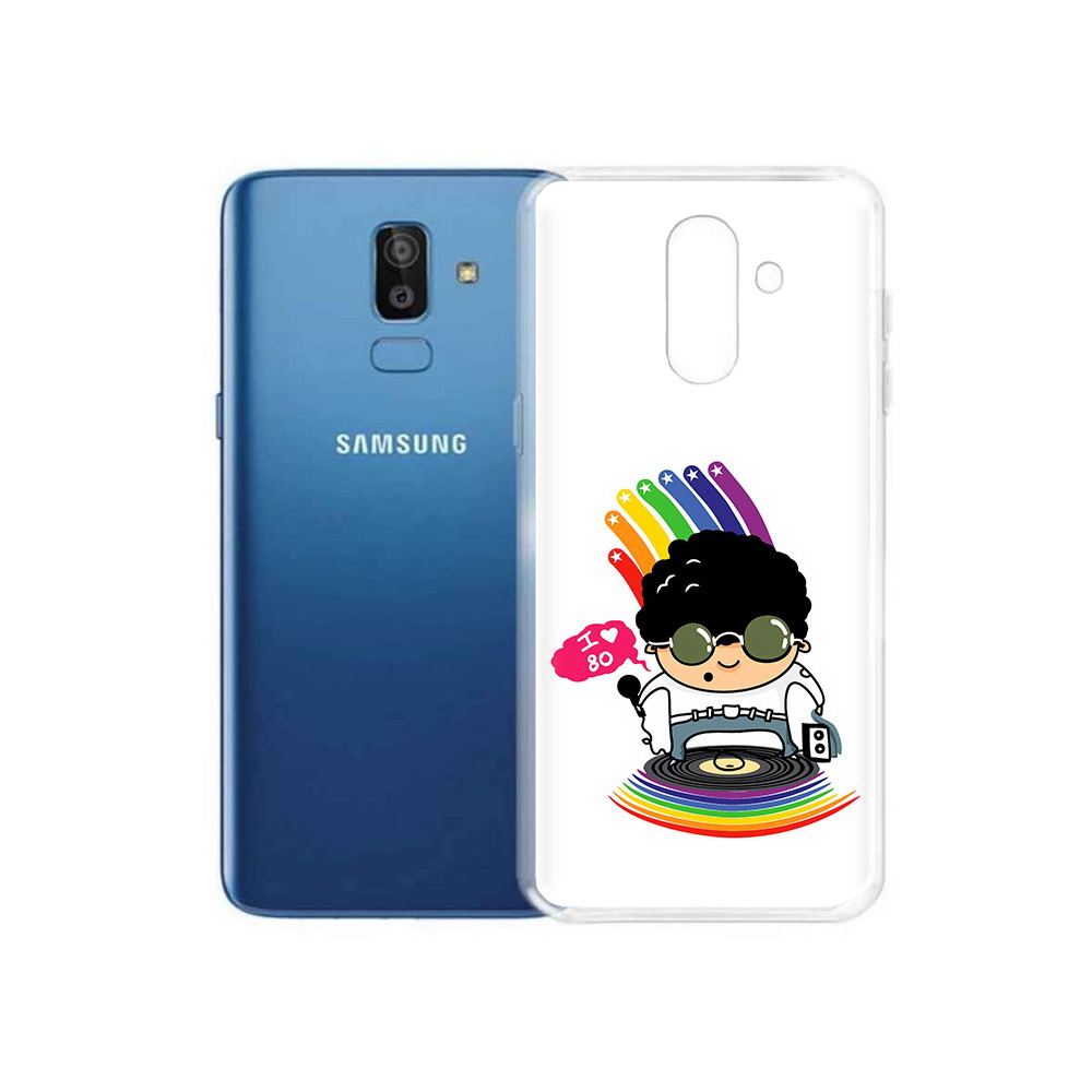 

Чехол MyPads Tocco для Samsung Galaxy J8 Я люблю 80-е (PT226929.592.205), Прозрачный, Tocco