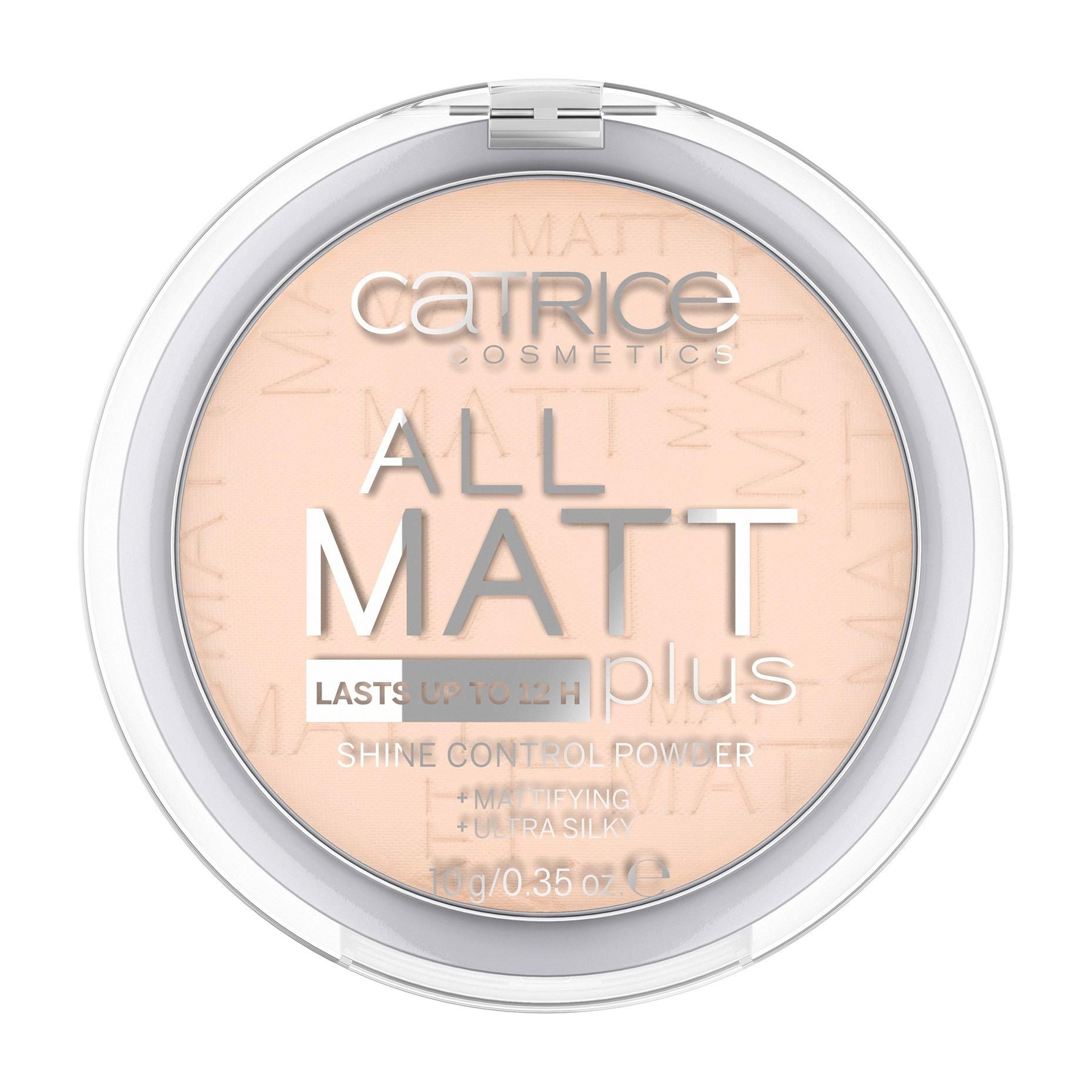 

Пудра для лица CATRICE All Matt Plus Shine Control Powder матирующая 10 Transparent 10 г, Прозрачный