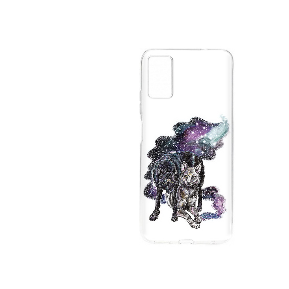 

Чехол MyPads Tocco для ZTE Blade A71 (2021) звездные волки (PT226945.474.352), Прозрачный, Tocco