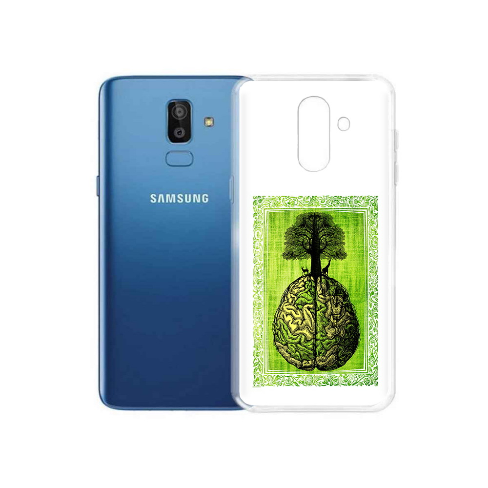 

Чехол MyPads Tocco для Samsung Galaxy J8 абстракция здоровый мозг (PT226929.592.211), Прозрачный, Tocco