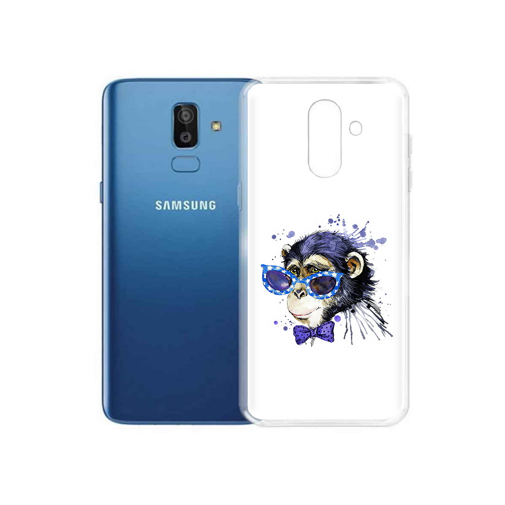 

Чехол MyPads Tocco для Samsung Galaxy J8 акварельная обезьяна (PT226929.592.216), Прозрачный, Tocco