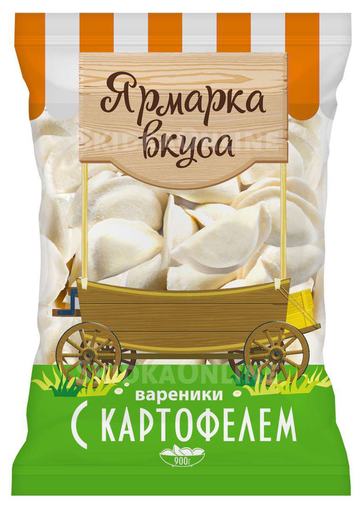 

Вареники Ярмарка вкуса с картофелем 900 г